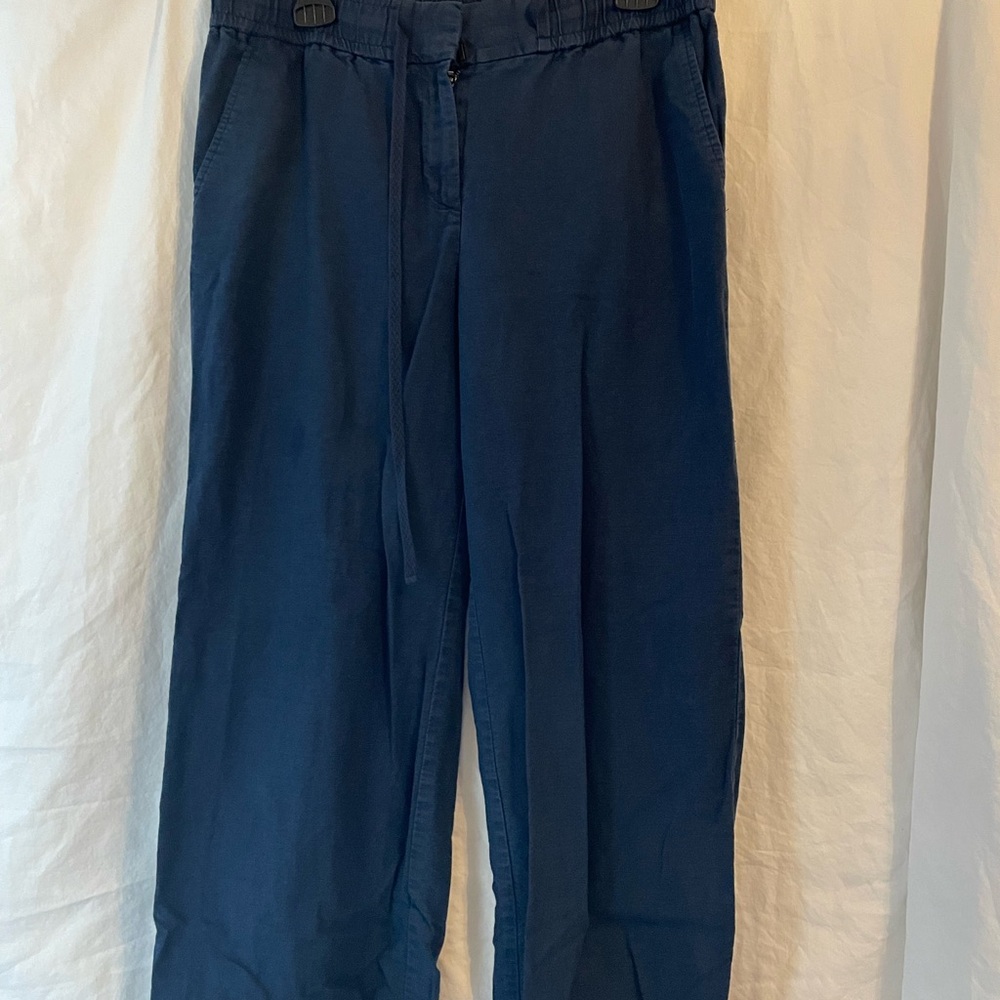 Loft Linen Navy Pants